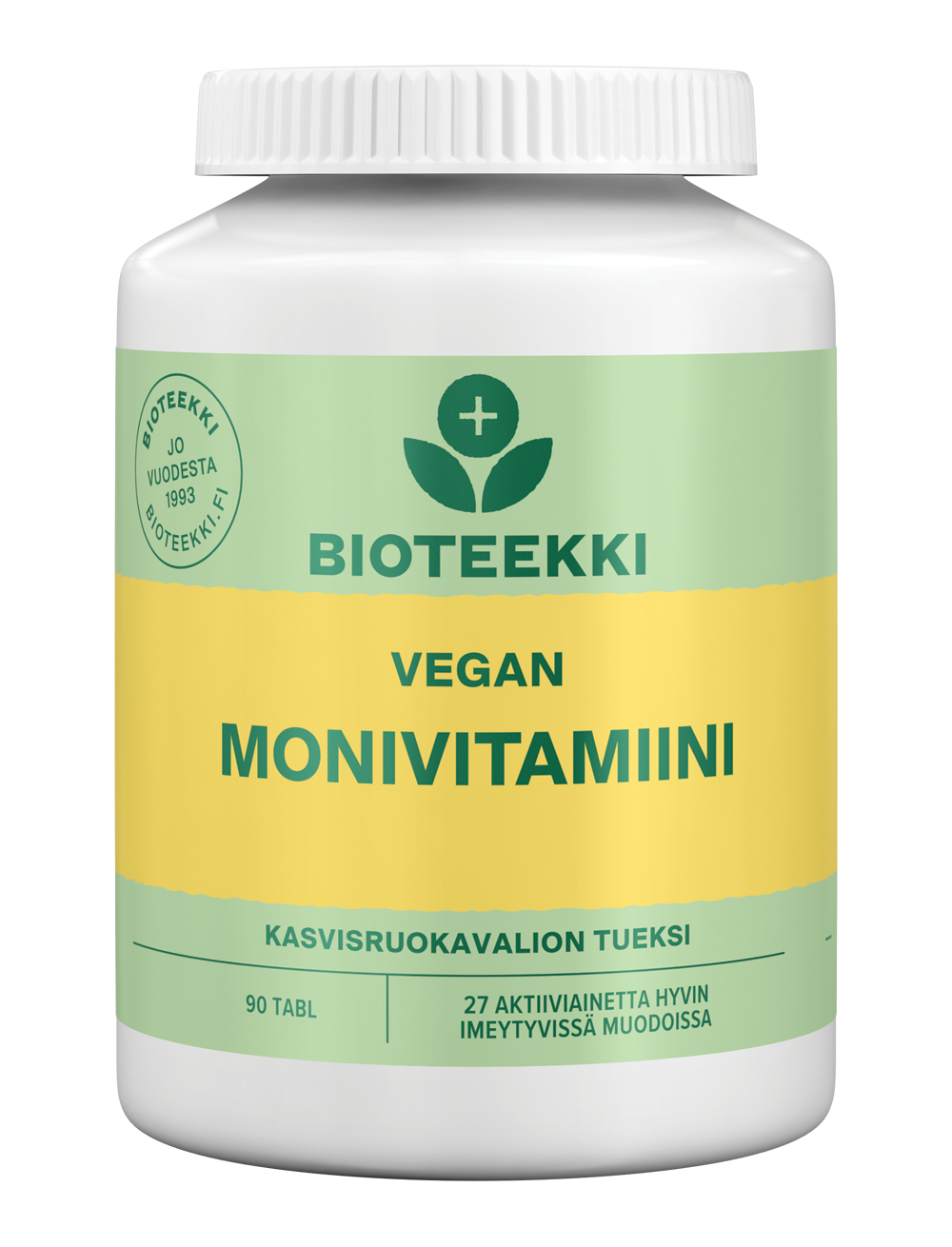 Bioteekki Vegan Monivitamiini-Bioteekin-Hyvinvoinnin Tavaratalo