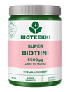 Bioteekki Super Biotiini 5500 mikrog-Bioteekin-Hyvinvoinnin Tavaratalo