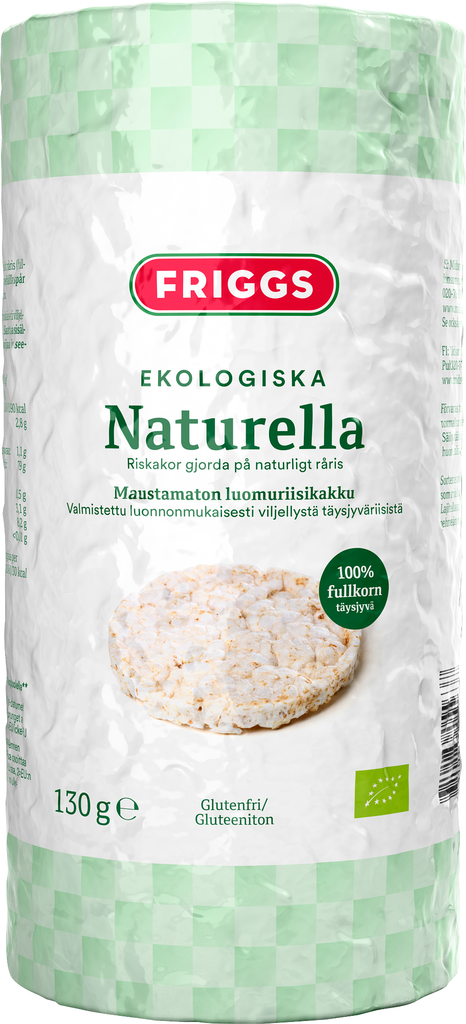 Friggs Luomu Riisikakku Suolaton-Friggs-Hyvinvoinnin Tavaratalo