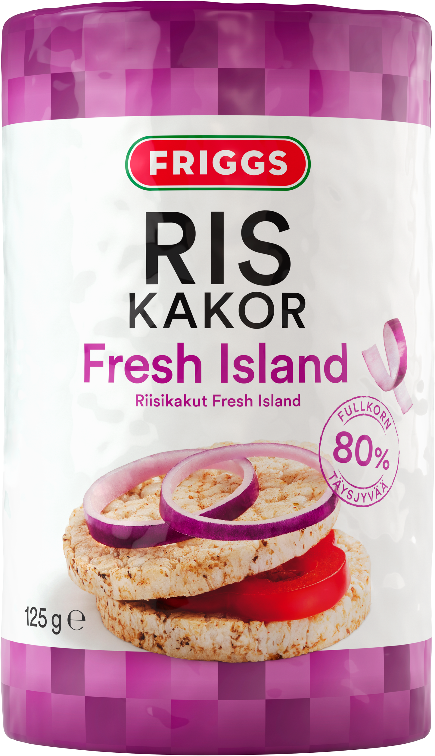 Friggs Riisikakku Fresh Island (Parasta ennen 06.02.2025)-Friggs-Hyvinvoinnin Tavaratalo