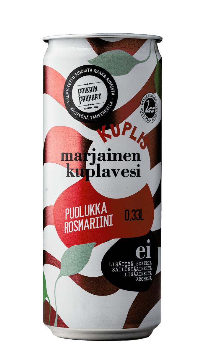 Kuplis Marjainen Kuplavesi Puolukka-Rosmariini-Poikain Parhaat-Hyvinvoinnin Tavaratalo