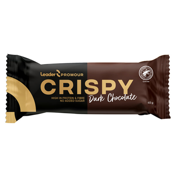 Leader Promour Crispy Dark Chocolate-Leader-Hyvinvoinnin Tavaratalo