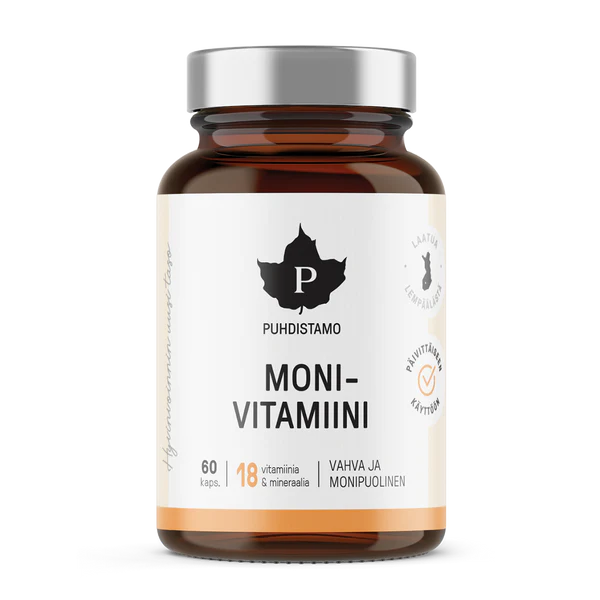 Puhdistamo Monivitamiini-Puhdistamo-Hyvinvoinnin Tavaratalo