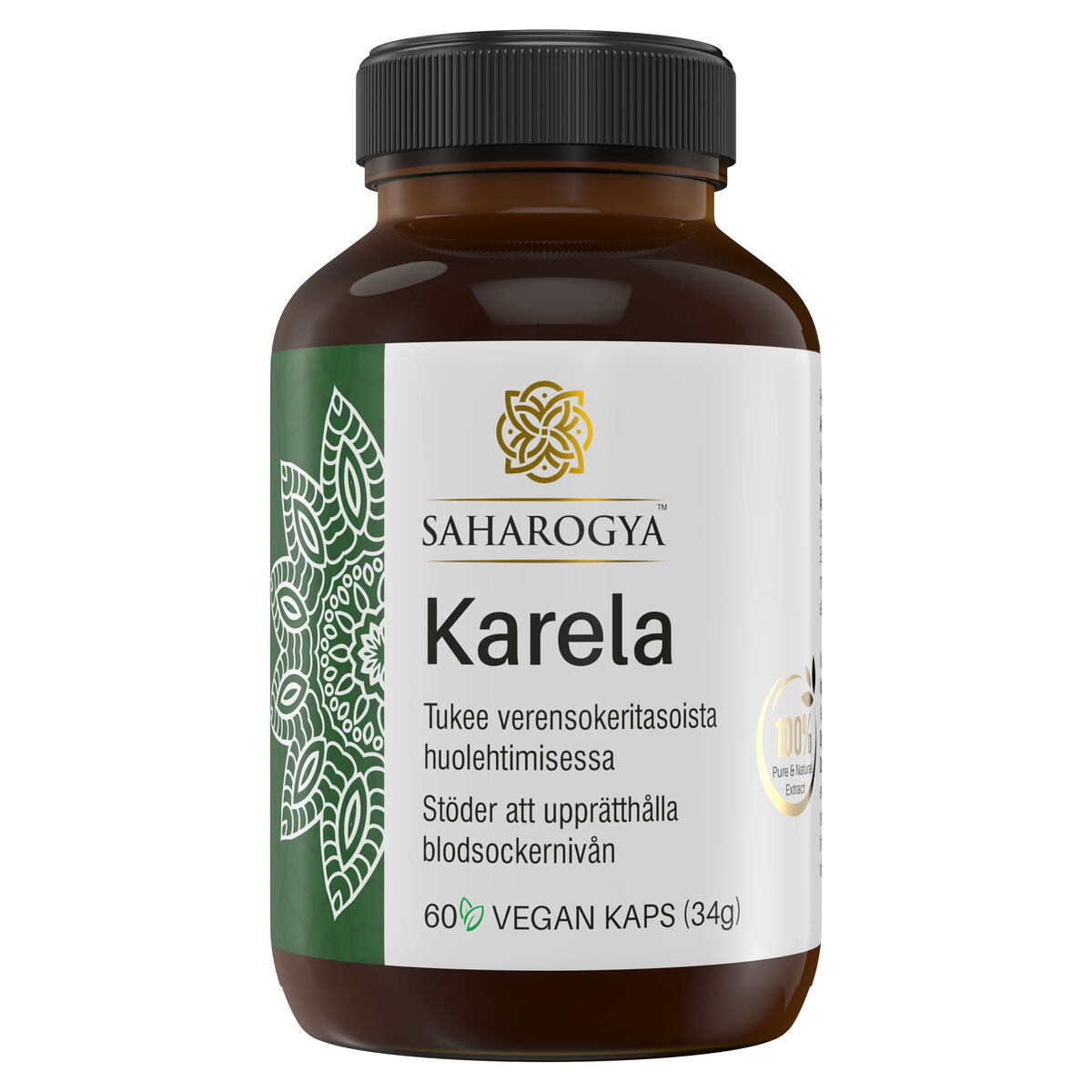 Saharogya Karela 500 mg (Parasta ennen 28.02.2025)-Saharogya-Hyvinvoinnin Tavaratalo