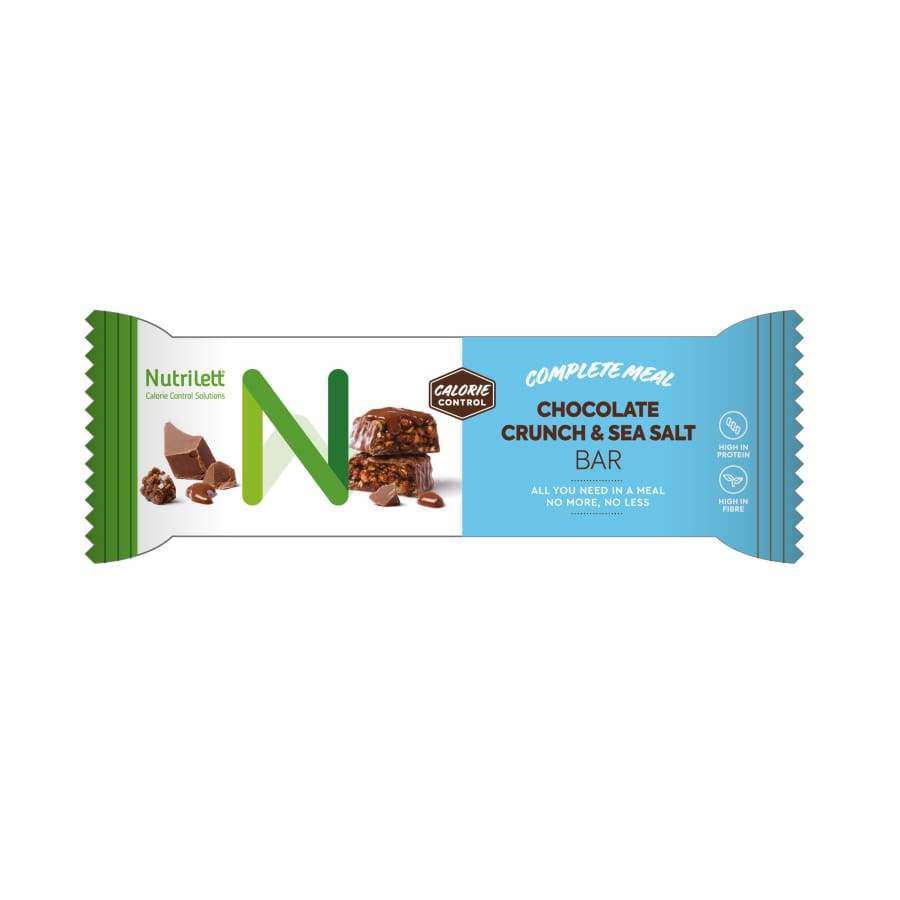 Nutrilett Ateriankorvikepatukka Chocolate Crunch 20-pack (Parasta ennen 05.03.2025)-Nutrilett-Hyvinvoinnin Tavaratalo