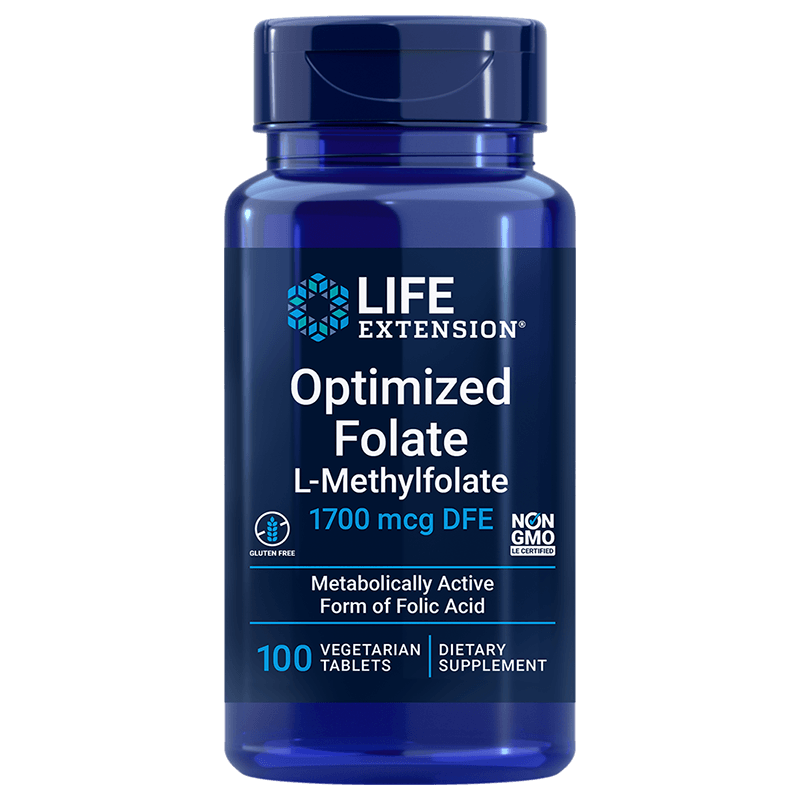 Life Extension Optimized Folate-Life Extension-Hyvinvoinnin Tavaratalo