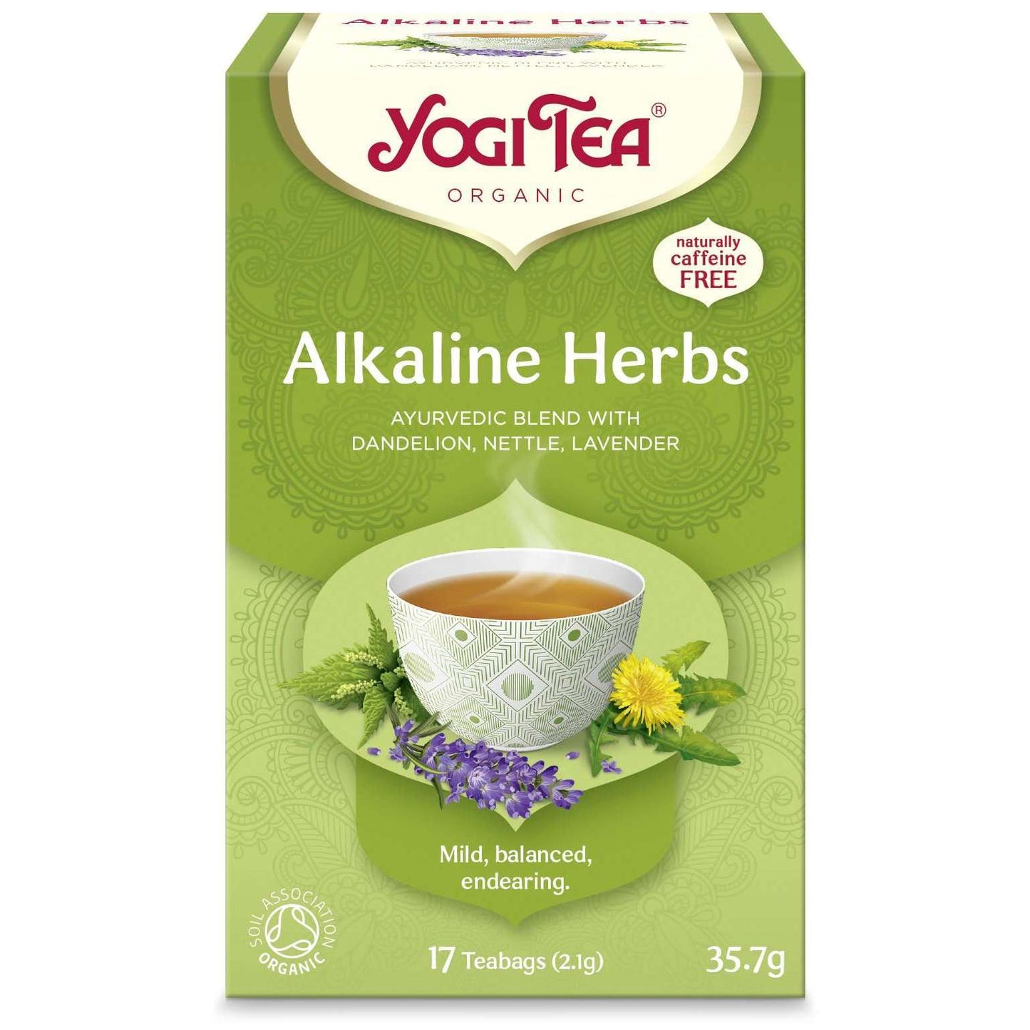 YogiTea Luomu Alkaline Herbs tee-YogiTea-Hyvinvoinnin Tavaratalo